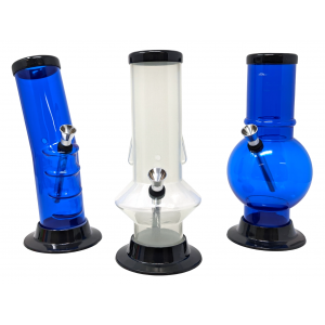 8" Acrylic 2x8 Water Pipe Assorted Style/Color - [AJM25]